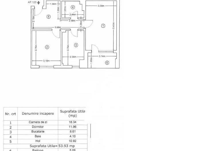 Apartament 2 Camere Rotar Park 1 - Poză 6