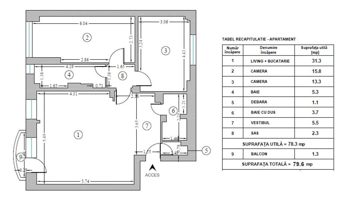 Apartament 3 camere Aviatiei 10 min metrou Aurel Vlaicu - Poză 14