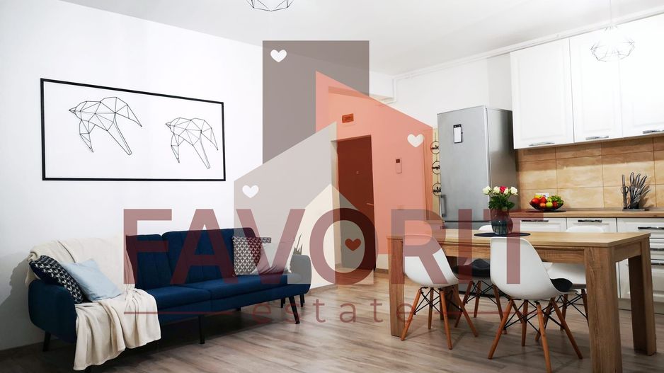 Curte proprie de 56 m.p. 2 bai. Bloc nou in oras. - Poză 1