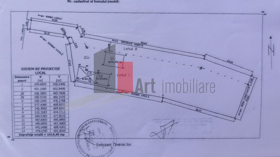 Casa curte cu teren 1600 mp Manolache - Poză 2