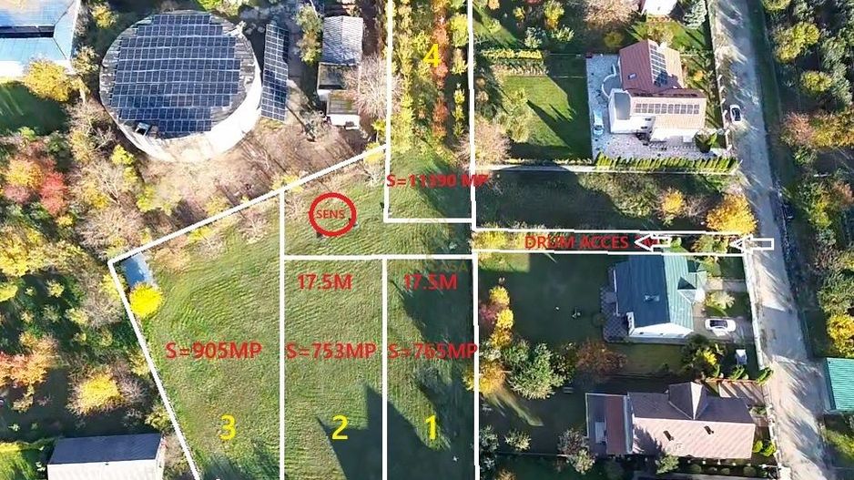 De Vanzare Parcele de Teren Intravilan -Strada Platanului/Careiului SM - Poză 1