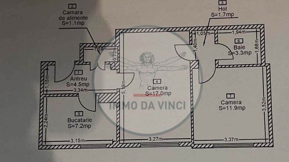 Închiriez apartament 2 camere | Horea - Poză 7