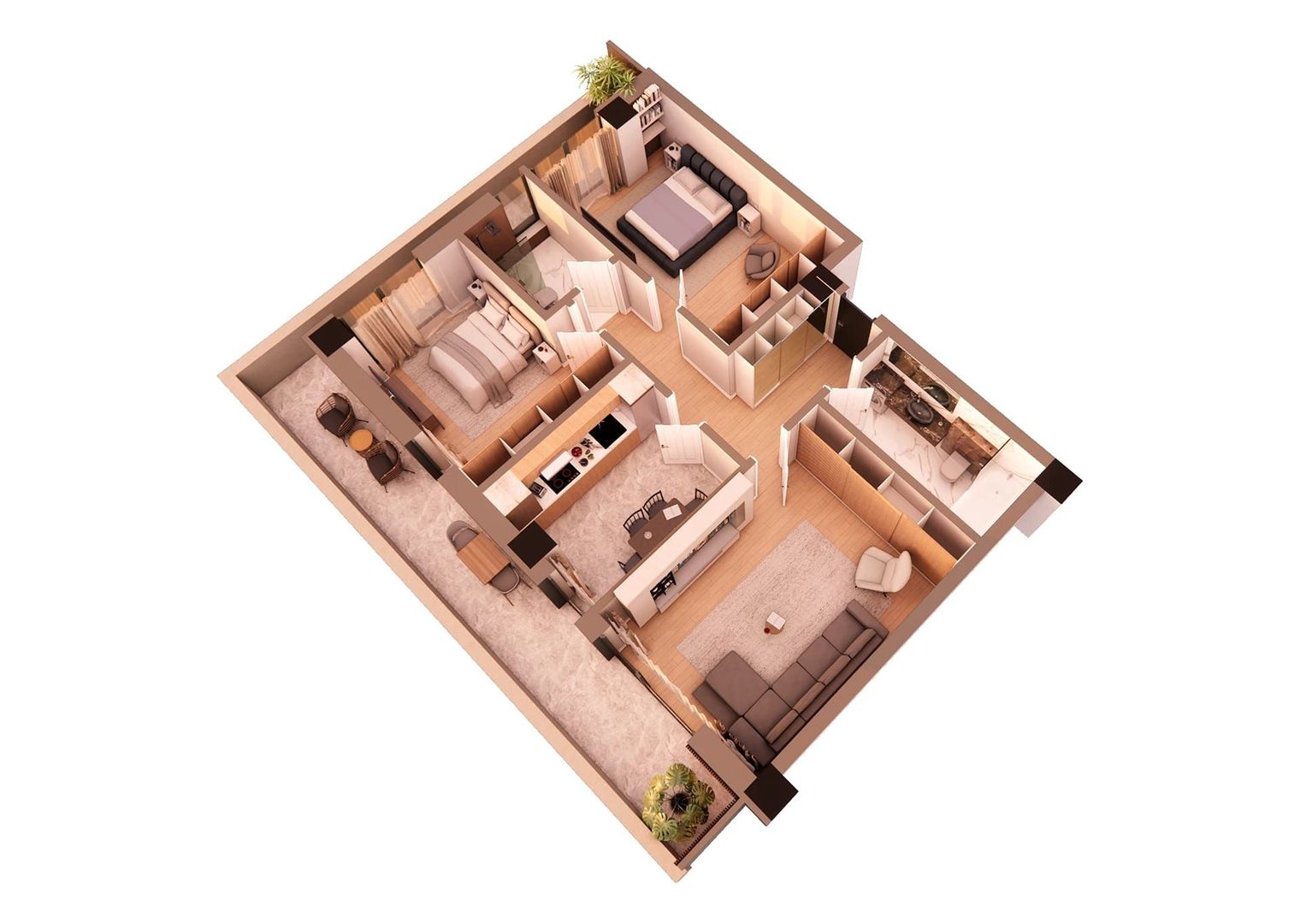 Apartament 3 camere - Poză 2