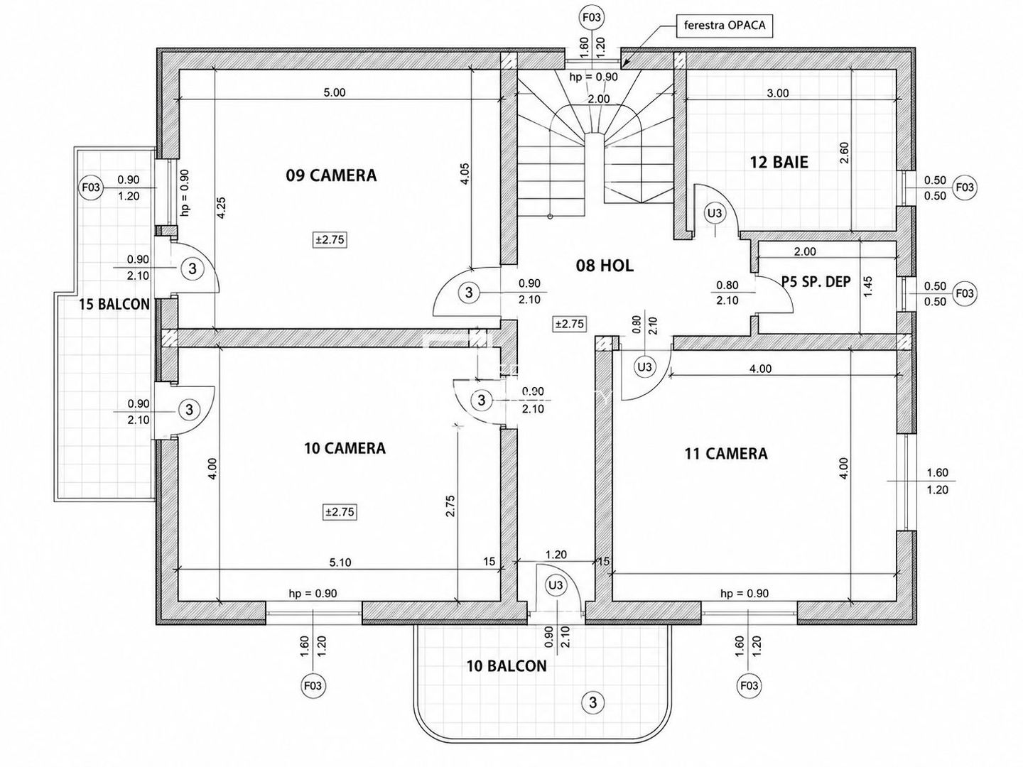 Casă 5 camere, teren 560 mp, încălzire în pardoseală | Cristian - Schiță 10