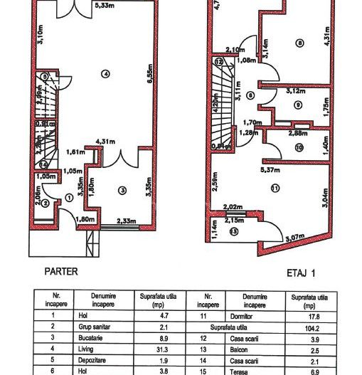 OFERTA | Casa  4 camere | 3 bai | Parcare | Ansamblu privat - Schiță 19