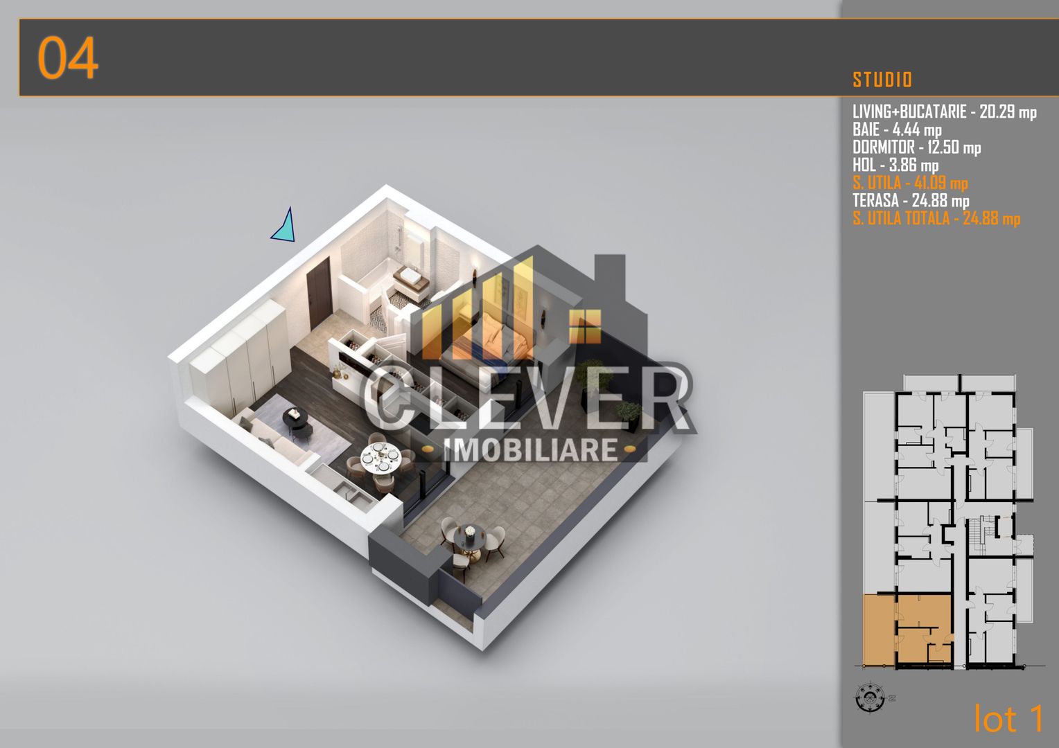 Apartament 2 cam Modern cu Terasă de 26 mp în Zona Pallady - Poză 2