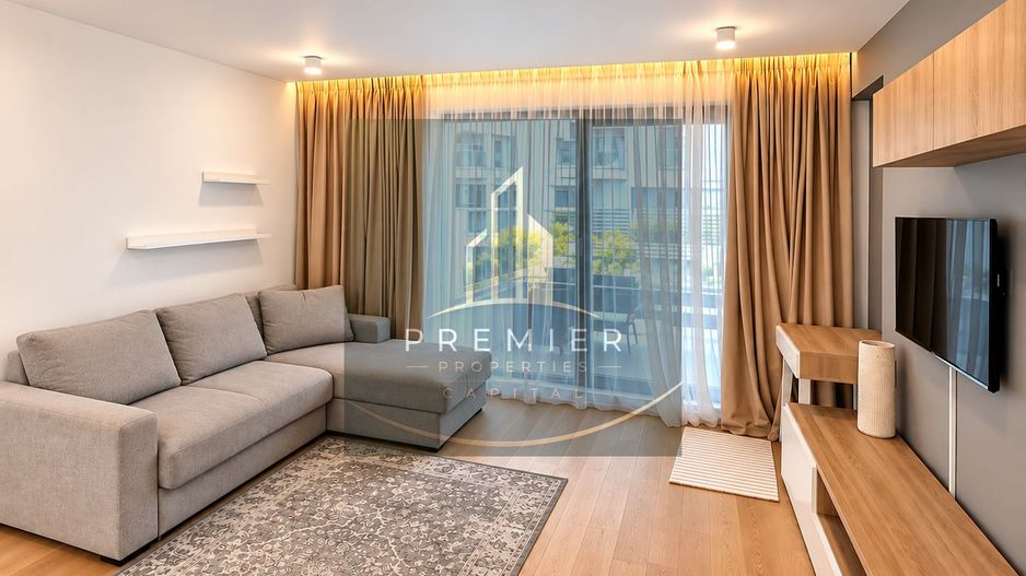 Apartament 2 camere de închiriat One Herăstrău Plaza, terasă 35 mp - Poză 1