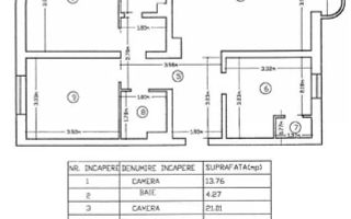 Apartament 3 cam. DC, 81mp. / Arcu / 2 min de Carrefour Billa! - Poză 14