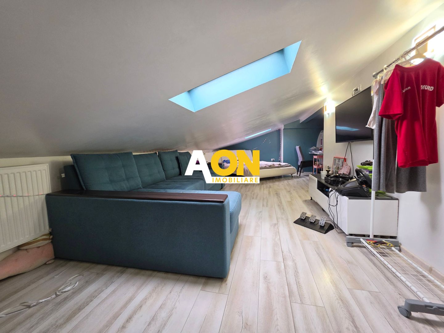 Apartament 3 camere + mansarda, cu garaj și boxă, mobilat, bloc nou - Poză 13