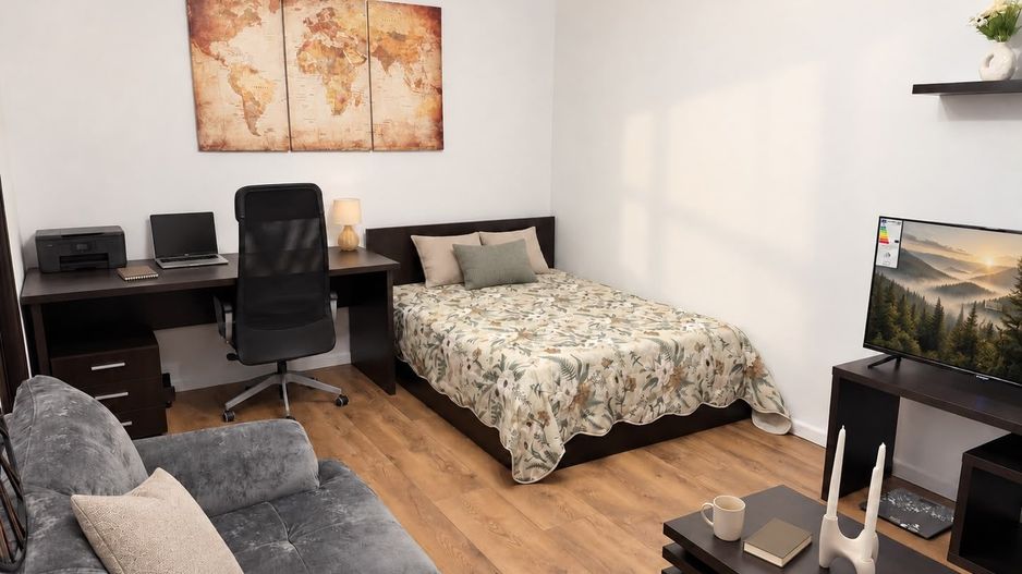 GARSONIERA- OBOR, PET-FRIENDLY, REABILITAT, MASINA DE SPALAT VASE - Poză 3