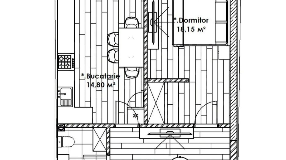 Vânzare, apartament, 2 camere, strada Circului, Râșcani - Poză 2