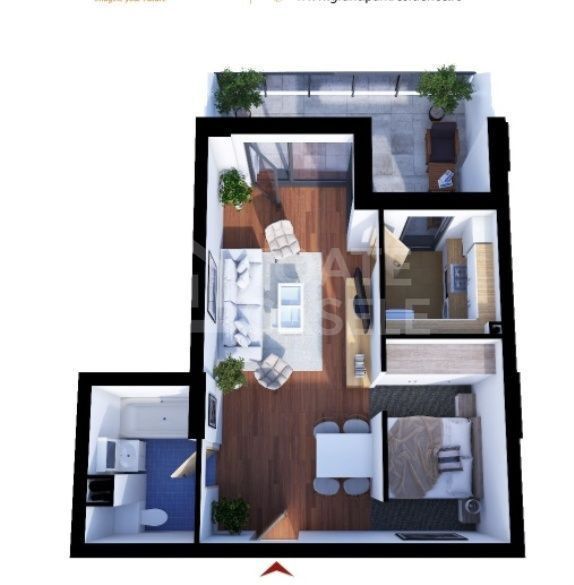 Apartament cu 2 camere, Sopor - Poză 6