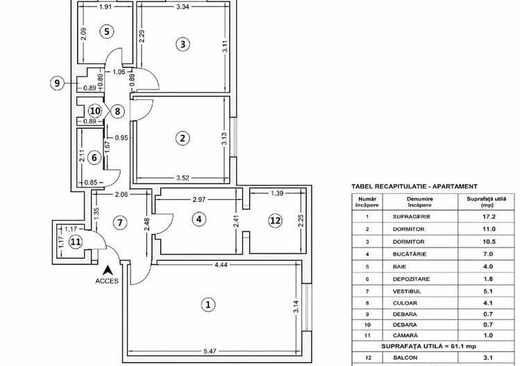 Apartamente cu 3 camere de închiriat , Militari-Uverturii - Poză 11