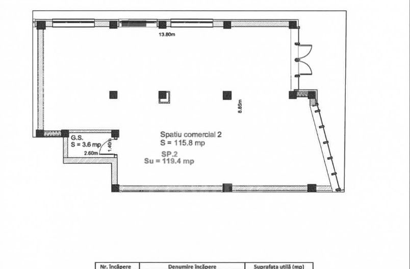 Spațiu comercial stradal de închiriat / Zona Brana - Șelimbăr - Schiță 9