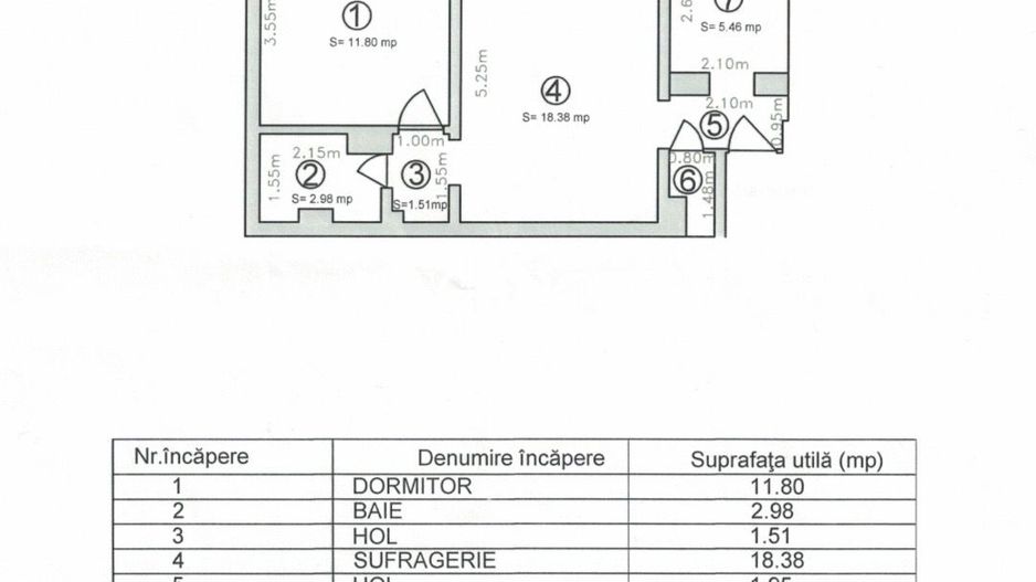 Apartament 2 camere | Etaj intermediar | Mobilat și utilat - Poză 6
