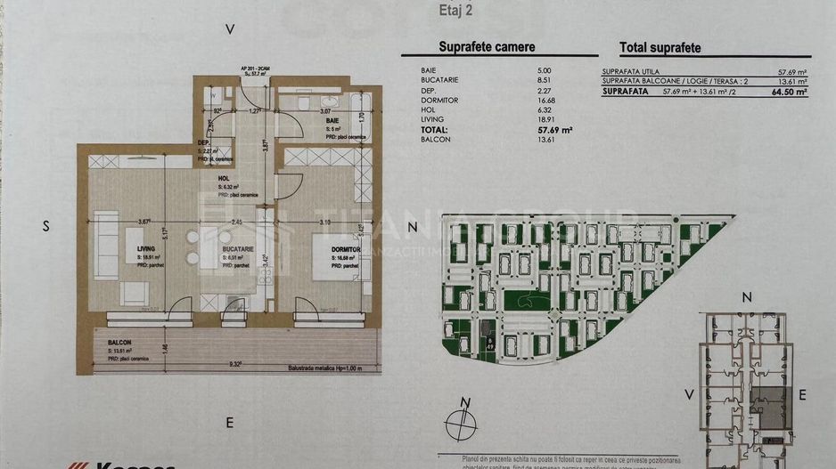 Apartament 2 camere Kasper Coresi Ideal |nvestiție, Predare decembrie 2026 - Poză 1