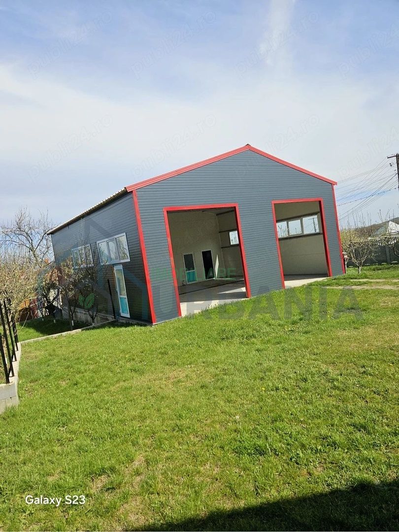 Hală nouă de 120 mp cu teren de 800 mp, Scobiți, jud. Iași – vânzare sau schimb cu apartament - Poză 5
