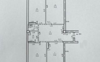 Vânzare, apartament, 3 camere, bd.  Mircea Cel Bătrân, Ciocana - Poză 2