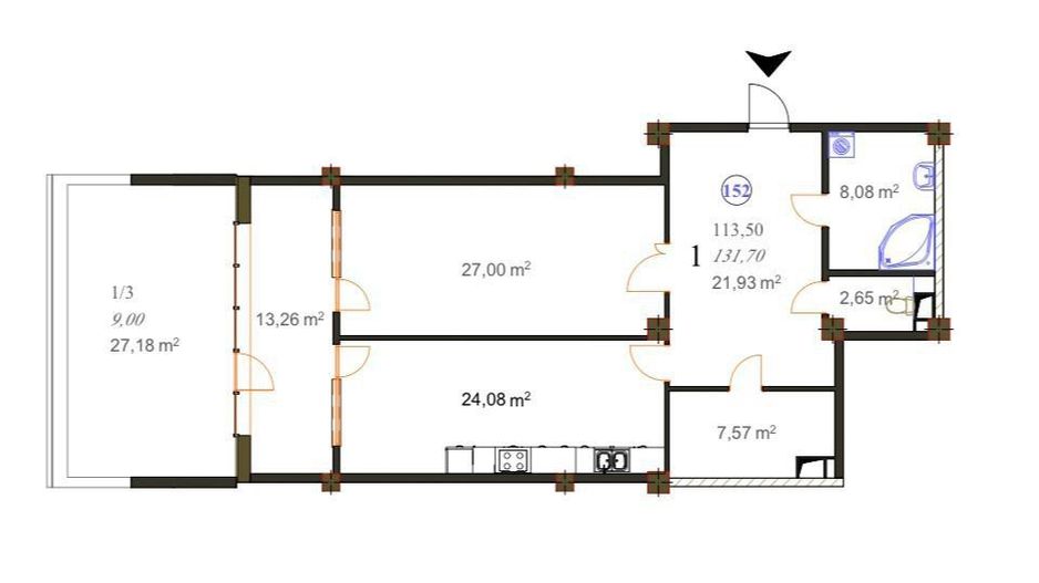 Apartament cu 2 camere, Ciocana, Chișinău - Poză 4