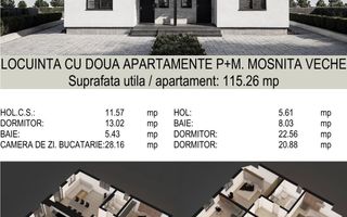 Duplex de vanzare | Zona Lidl 2 | Pozitie excelenta, la asfalt | Utilitati - Poză 3