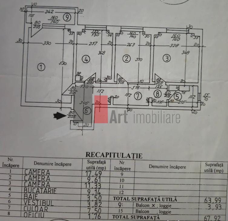 Vânzare apartament 3 camere Bd. Obregia - Poză 3