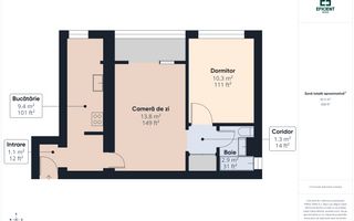 Apartament cu 2 camere etaj 3 - Zona Aurel Vlaicu - Arad - Poză 19