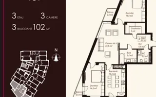 Vânzare apartament 102  mp, strada Basarabia, Ialoveni - Poză 21