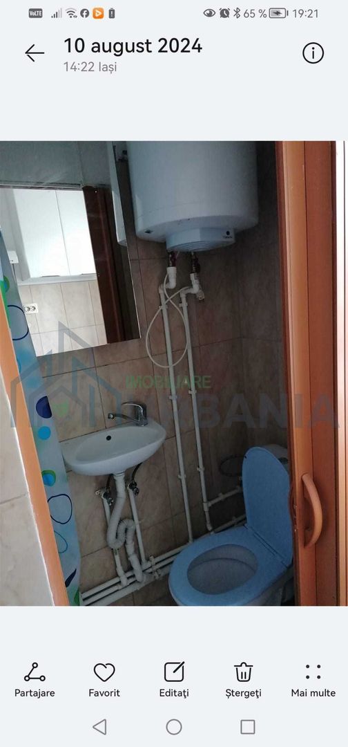 Garsonieră mobilată pentru închiriere în zona Alexandru cel Bun, lângă Liceul de Mecatronică - Poză 1