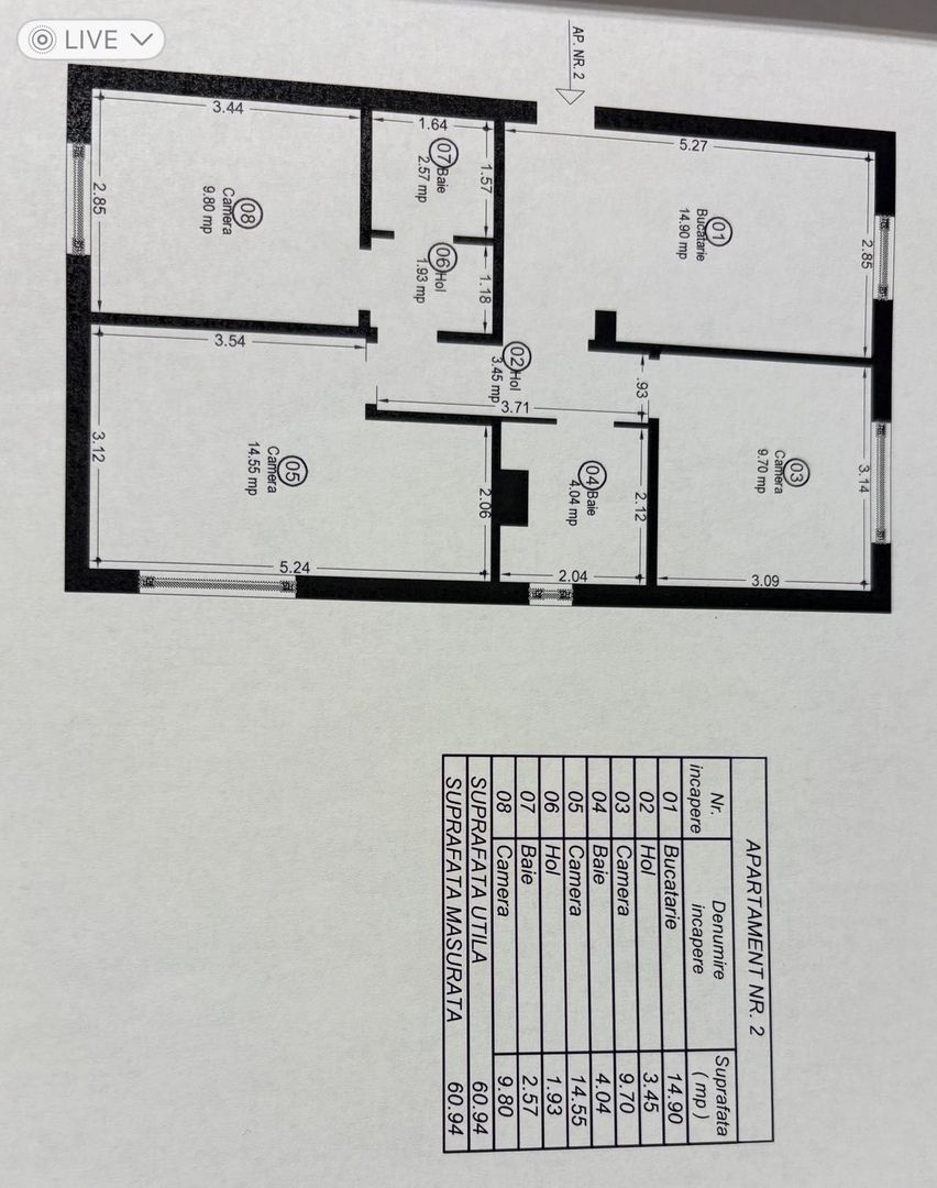 Proprietar vand apartament 3 camere, parter, Calea Lipovei - Poză 5