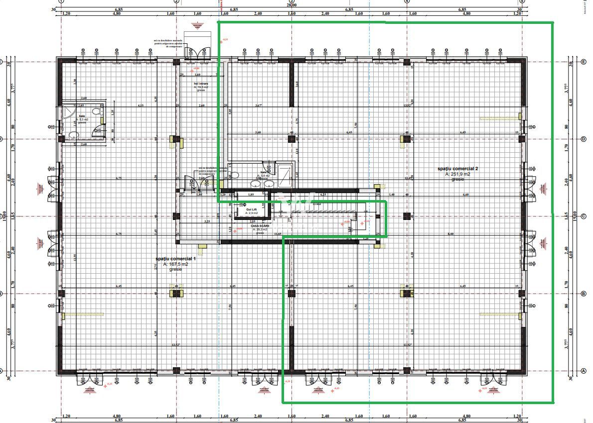 Spatii de vanzare pentru Comert/Servicii/Birouri in Turnisor - Schiță 5