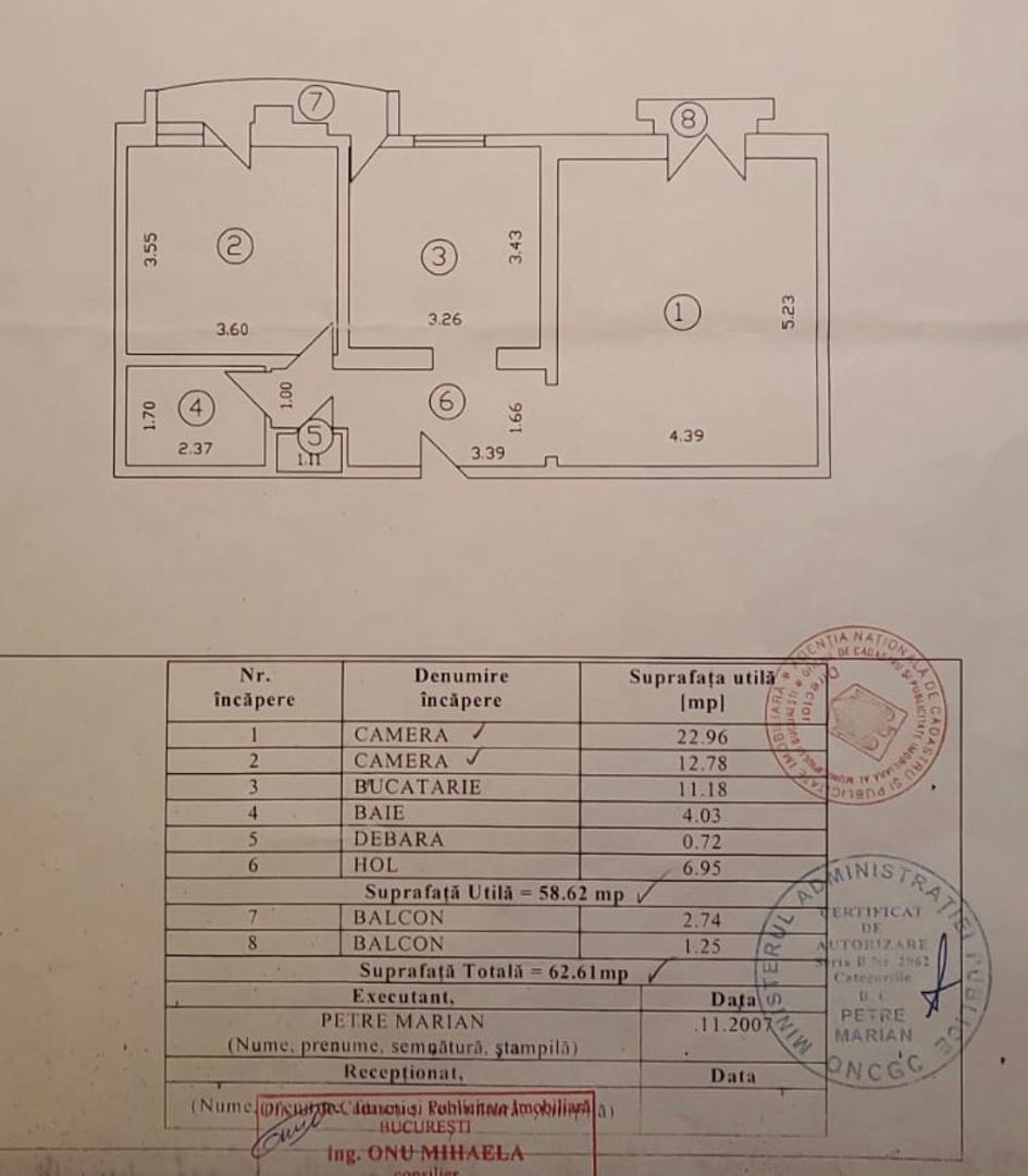 2 CAMERE BULEVARDUL BUREBISTA - Schiță 7