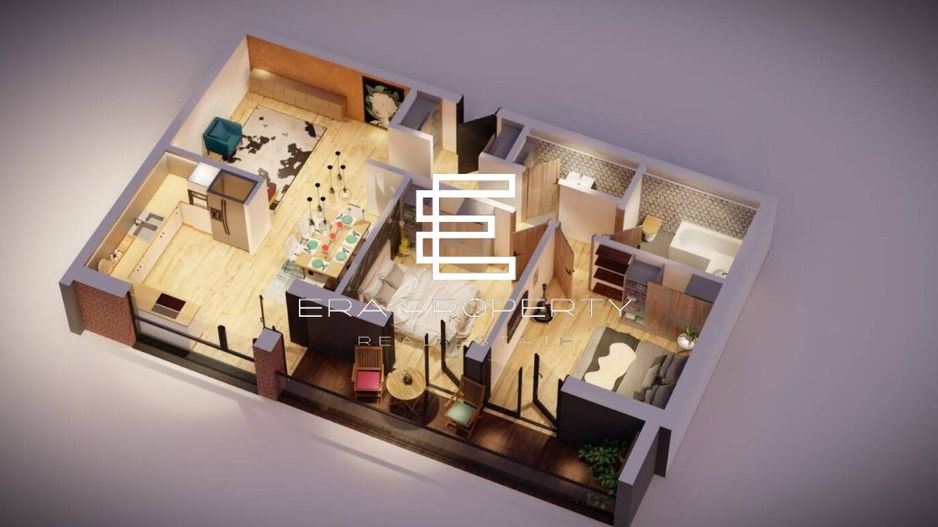 Apartament premium 3 cam, boxa, garaj-intabulat- Sibiu zona Alba Iulia - Poză 8