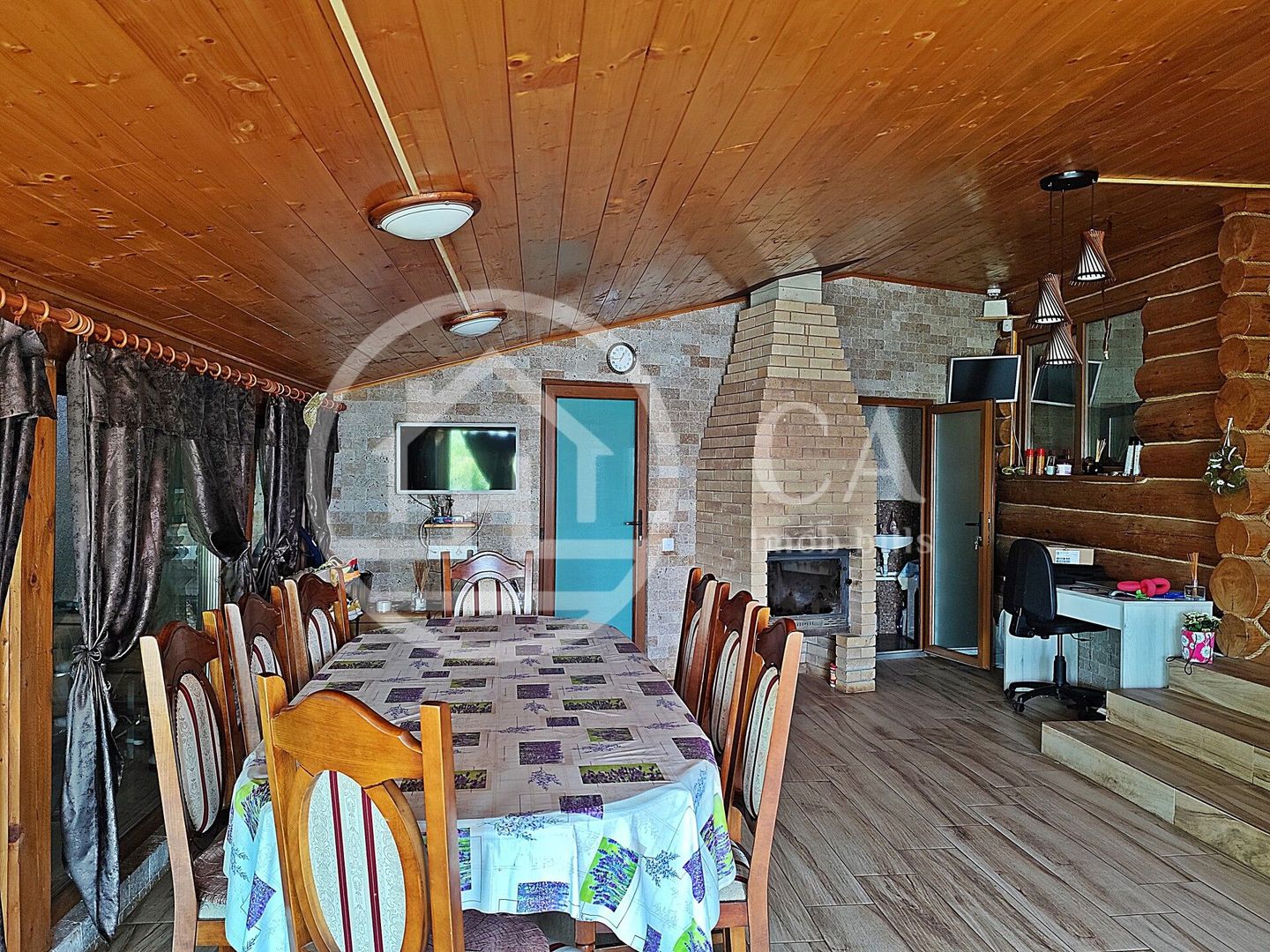 De vanzare BALTA DE PESCUIT, 3,80 ha, cabana din busteni, langa Vama Bors, Bihor - Poză 11