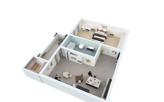 Apartament 2 camere LA CHEIE in Sibiu - Lacul lui Binder - Schiță 12