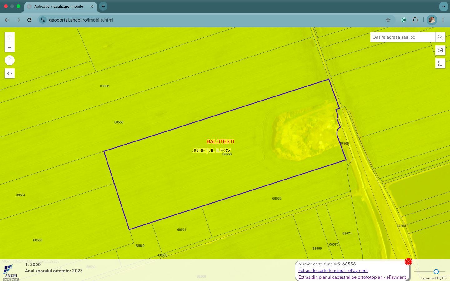 Teren intravilan cu destinatie rezidentiala 55.515 mp Balotesti - Poză 4