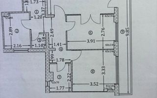 De vânzare: apartament 3 camere-Drumul Taberei-metrou-Râul Doamnei - Poză 7