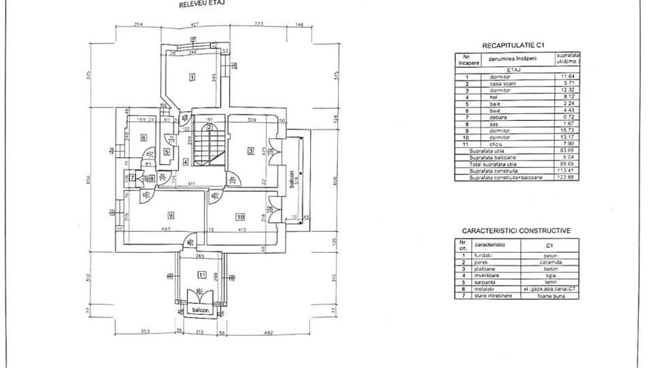Vila deosebita Sinaia- Cumpatul - Schiță 26