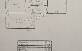 Apartament cu 4 camere decomandate, etaj intermediar, zona Marasti - Schiță 11
