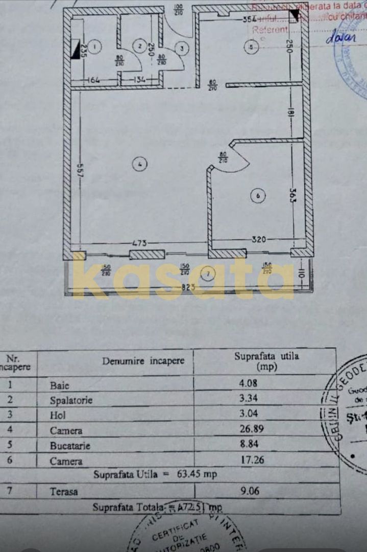 OPORTUNITATE | APARTAMENT 2 CAMERE | BANEASA | 72.5 UTILI | BLOC 2008 - Schiță 10