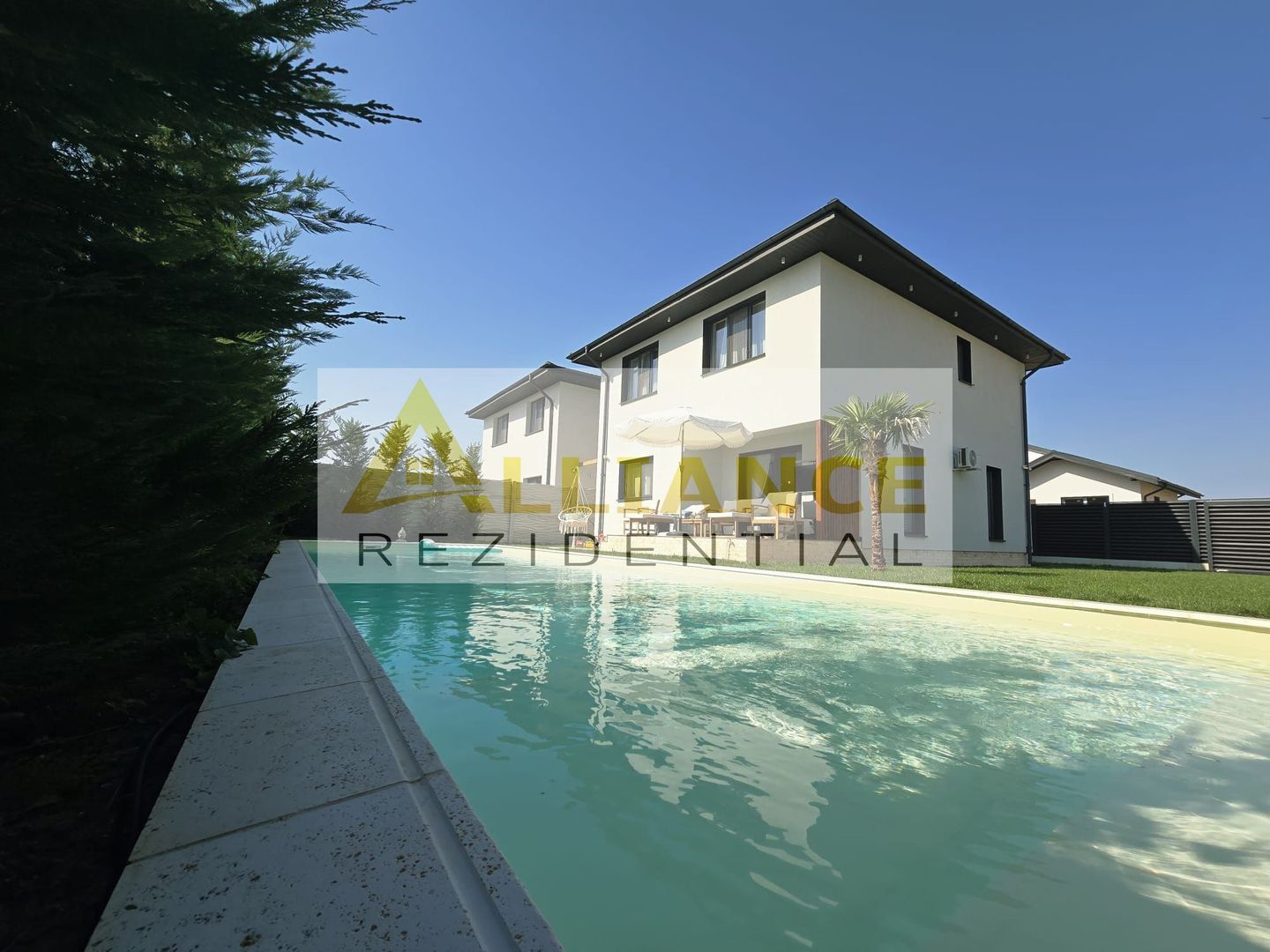 VILA PREMIUM CU PISCINA- COMUNA BERCENI - Poză 1