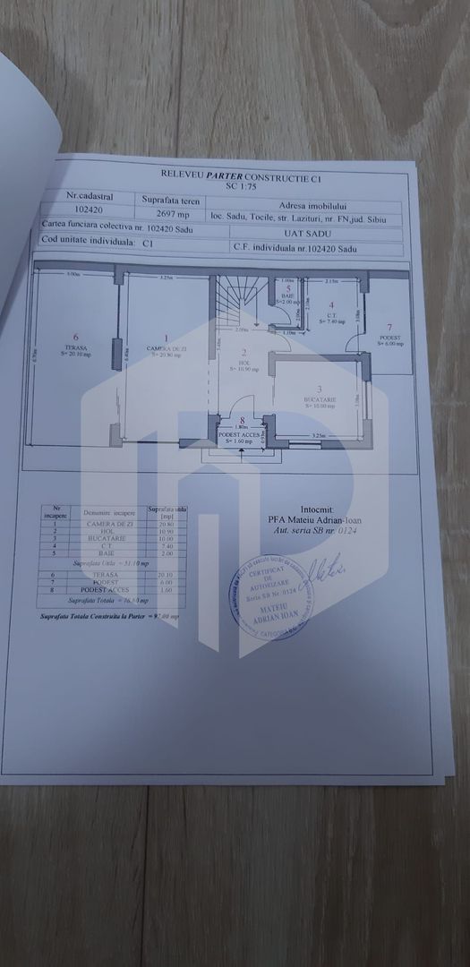 Casa individuala in Tocile-Sadu / 1400 mp teren. 4 dormitoare - Poză 6
