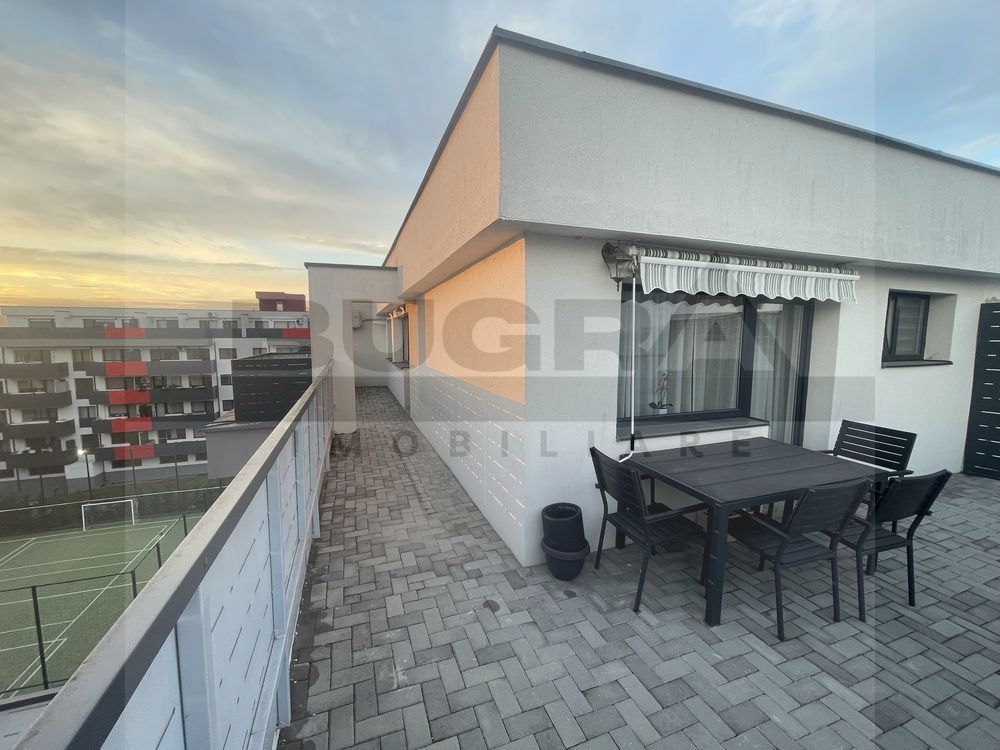 Apartament de 2 camere, 52mp, etaj retras, terasa, zona Petrom - Poză 8