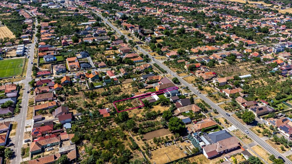 Teren de 575 mp + drum de acces privat in Sânnicolau Mic Comision 0 - Poză 2