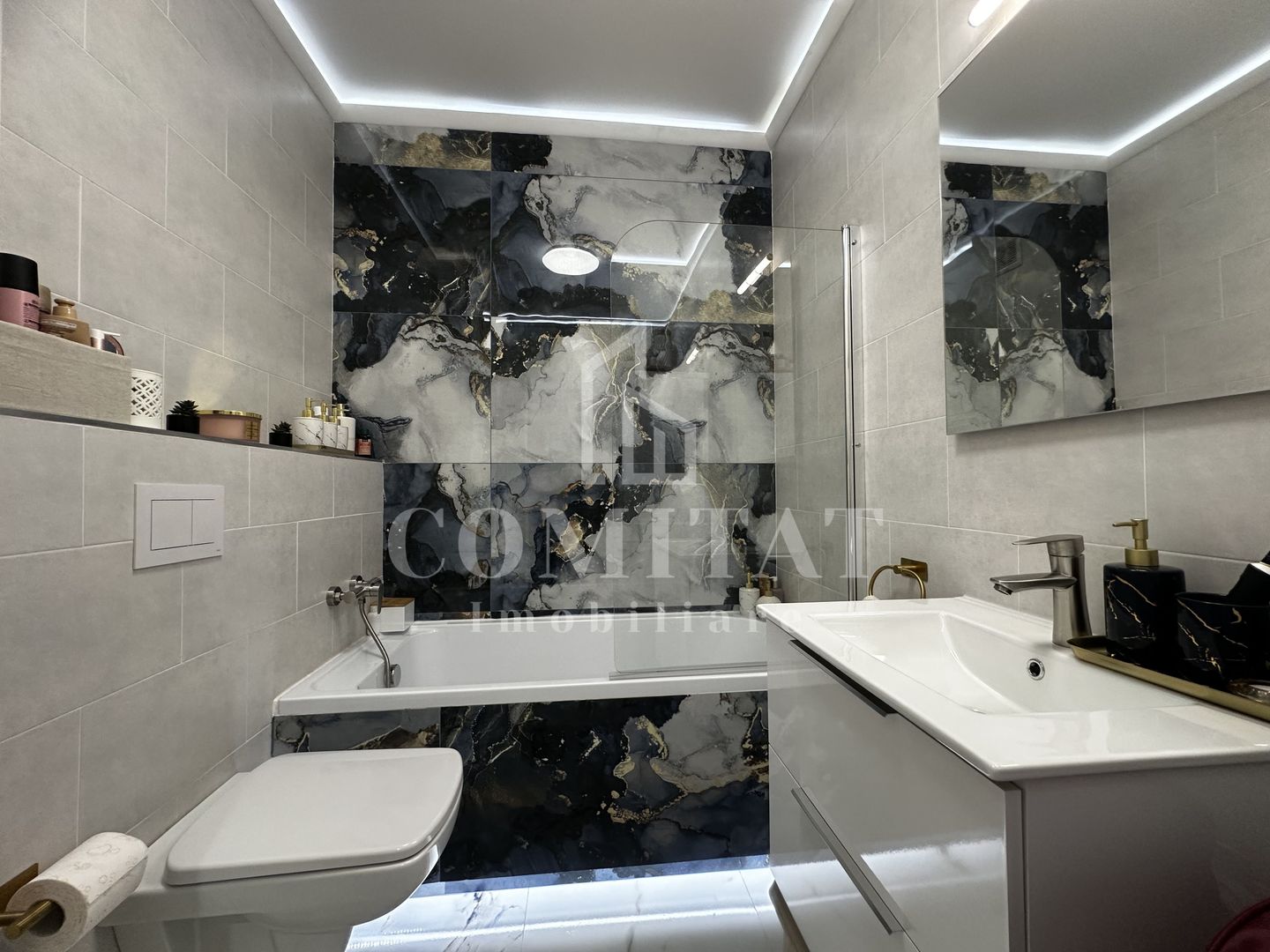 Apartament ultrafinisat | 2 camere | Cartier Terra-Floresti - Poză 13