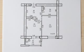 Vânzare, apartament, 1 cameră, str. Durlești, Dumbrava. - Poză 3