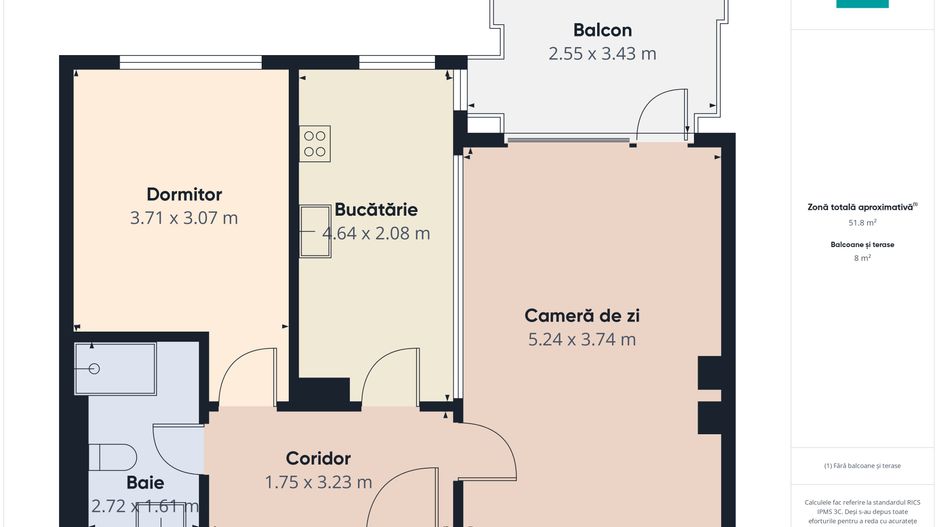 2 Camere Premium | Nusco City Faza 2 - Poză 6