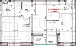 Etaj 1. Braytim. Bloc Nou. - Schiță 13