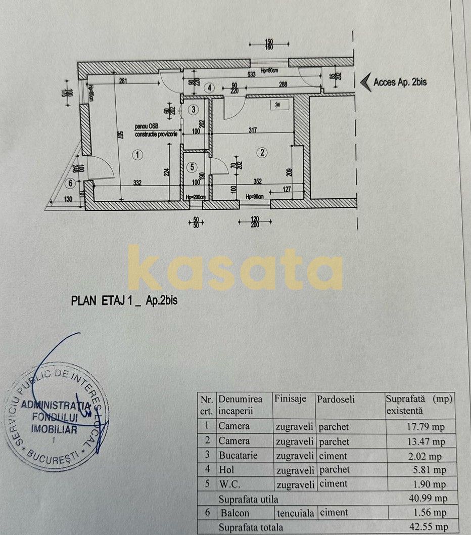 2 camere I Lipscani I etaj 1 I 43 mp I renovat I mobilat si utilat - Poză 11