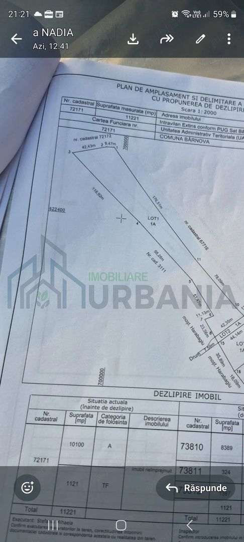 Teren intravilan Barnova, în apropiere de Mănăstirea Barnova - Poză 2