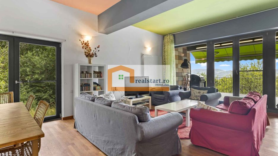 Cornu, Vedere la Padure, Vila D+P+M, 6600mp teren, 4 parcare - Poză 4